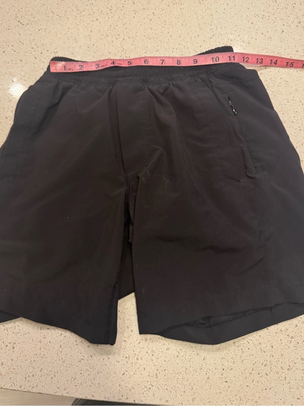 Bird Dog Men’s Small Black Lined Shorts 8” Inseam Athletic Performance Black - Picture 9 of 9